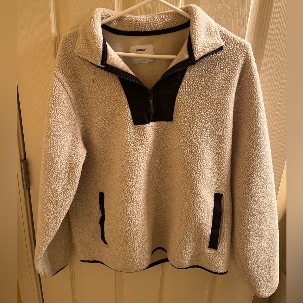 Men’s Old Navy Sherpa White M